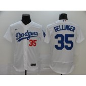 MLB Los Angeles Dodgers #35 Cody Bellinger White 2020 Nike Flexbase Jersey