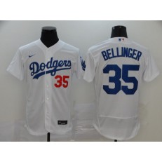 MLB Los Angeles Dodgers #35 Cody Bellinger White 2020 Nike Flexbase Jersey