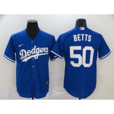 MLB Los Angeles Dodgers #50 Mookie Betts Royal 2020 Nike Cool Base Jersey