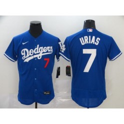 MLB Los Angeles Dodgers #7 Julio Urias Royal 2020 Nike Flexbase Jersey