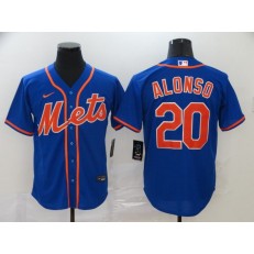 MLB New York Mets #20 Pete Alonso Royal 2020 Nike Cool Base Jersey
