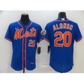MLB New York Mets #20 Pete Alonso Royal 2020 Nike Flexbase Jersey