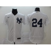 MLB New York Yankees #24 Gary Sanchez White 2020 Nike Flexbase Jersey