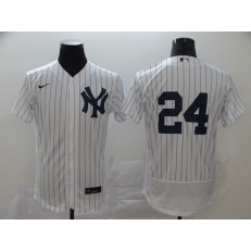 MLB New York Yankees #24 Gary Sanchez White 2020 Nike Flexbase Jersey