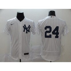 MLB New York Yankees #24 Gary Sanchez White 2020 Nike Flexbase Jersey