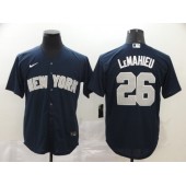 MLB New York Yankees #26 DJ LeMahieu Navy 2020 Nike Cool Base Jersey