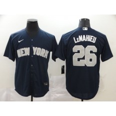 MLB New York Yankees #26 DJ LeMahieu Navy 2020 Nike Cool Base Jersey