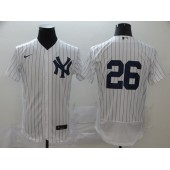 MLB New York Yankees #26 DJ LeMahieu White 2020 Nike Flexbase Jersey