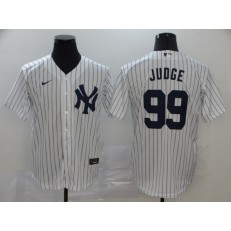 MLB New York Yankees #99 Aaron Judge White 2020 Nike Cool Base Jersey