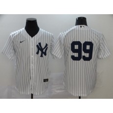 MLB New York Yankees #99 Aaron Judge White 2020 Nike Cool Base Replica Player Jersey