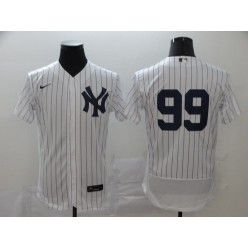 MLB New York Yankees #99 Aaron Judge White 2020 Nike Flexbase Jersey