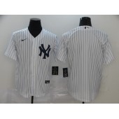 MLB New York Yankees Blank White 2020 Nike Cool Base Jersey