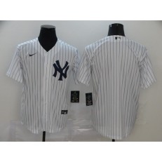 MLB New York Yankees Blank White 2020 Nike Cool Base Jersey