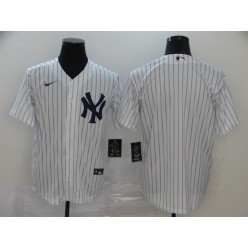MLB New York Yankees Blank White 2020 Nike Cool Base Jersey
