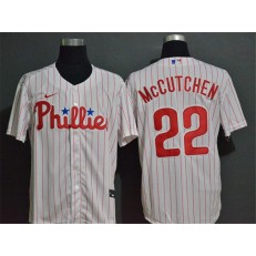 MLB Philadelphia Phillies #22 Andrew McCutchen White 2020 Nike Cool Base Jersey