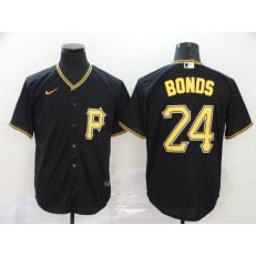 MLB Pittsburgh Pirates #24 Barry Bonds Black 2020 Nike Cool Base Jersey