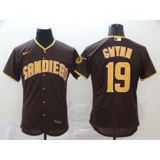 MLB San Diego Padres #19 Tony Gwynn Brown Nike 2020 Flexbase Jersey