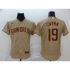 MLB San Diego Padres #19 Tony Gwynn Gray Nike 2020 Flexbase Jersey