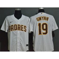 MLB San Diego Padres #19 Tony Gwynn White 2020 Nike Cool Base Jersey