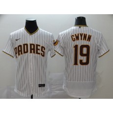 MLB San Diego Padres #19 Tony Gwynn White Nike 2020 Flexbase Jersey