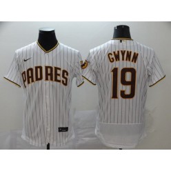 MLB San Diego Padres #19 Tony Gwynn White Nike 2020 Flexbase Jersey