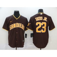 MLB San Diego Padres #23 Fernando Tatis Jr. Brown Nike 2020 Cool Base Jersey