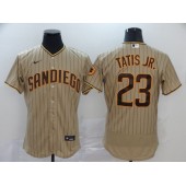 MLB San Diego Padres #23 Fernando Tatis Jr. Cream Nike 2020 Flexbase Jersey