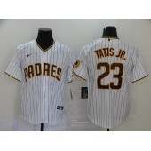 MLB San Diego Padres #23 Fernando Tatis Jr. White Nike 2020 Cool Base Jersey