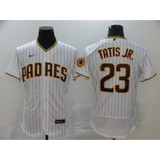 MLB San Diego Padres #23 Fernando Tatis Jr. White Nike 2020 Flexbase Jersey