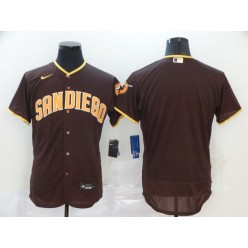 MLB San Diego Padres Blank Brown Nike 2020 Flexbase Jersey
