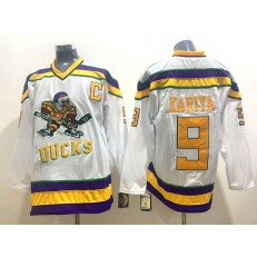 Anaheim Ducks #9 Paul Kariya White CCM NHL Jersey