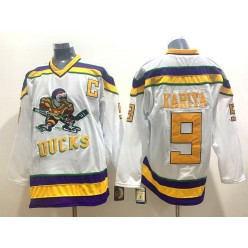 Anaheim Ducks #9 Paul Kariya White CCM NHL Jersey