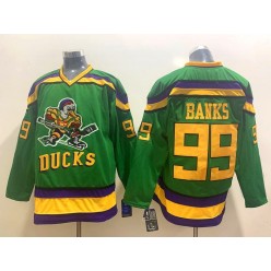 Anaheim Ducks #99 Adam Banks Green CCM NHL Jersey