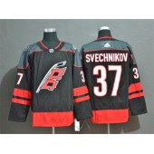 Carolina Hurricanes #37 Andrei Svechnikov Black Adidas NHL Jersey