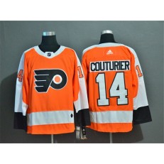 Philadelphia Flyers #14 Sean Couturier Orange Adidas NHL Jersey