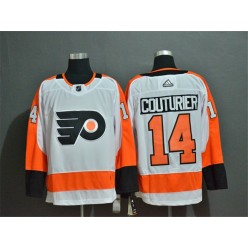 Philadelphia Flyers #14 Sean Couturier White Adidas NHL Jersey
