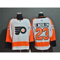 Philadelphia Flyers #23 Oskar Lindblom White Adidas NHL Jersey