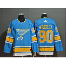 St.Louis Blues #90 Ryan O'Reilly Light Blue Adidas NHL Jersey