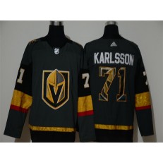 Vegas Golden Knights #71 William Karlsson Gray Adidas Fashion NHL Jersey