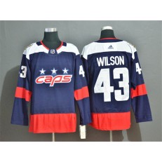 Washington Capitals #43 Tom Wilson Navy Adidas NHL Jersey