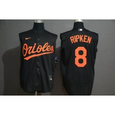 MLB Baltimore Orioles #8 Cal Ripken Jr Navy Nike Cool Base Sleeveless Jersey