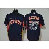 MLB Houston Astros #27 Jose Altuve Navy Nike Cool Base Player Jersey