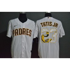 MLB San Diego Padres #23 Fernando Tatis Jr. White 2020 Nike Cool Base Fashion Jersey