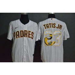 MLB San Diego Padres #23 Fernando Tatis Jr. White 2020 Nike Cool Base Fashion Jersey
