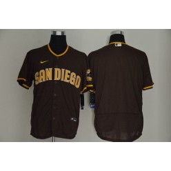 MLB San Diego Padres Blank Brown Nike 2020 Cool Base Jersey
