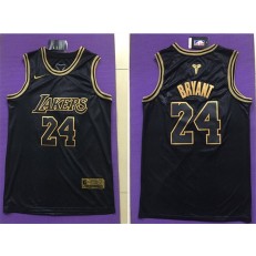 Los Angeles Lakers #24 Kobe Bryant Black Nike Swingman Jersey