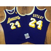 Los Angeles Lakers #24 Kobe Bryant Purple 2007-08 Hardwood Classics Jersey