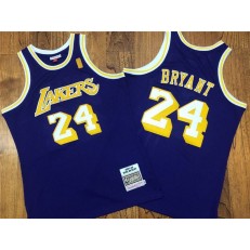 Los Angeles Lakers #24 Kobe Bryant Purple 2007-08 Hardwood Classics Jersey