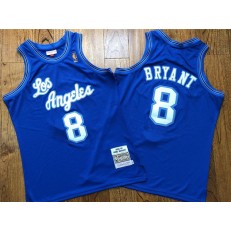 Los Angeles Lakers #8 Kobe Bryant Blue 1996-97 Hardwood Classics Jersey