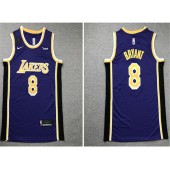 Los Angeles Lakers #8 Kobe Bryant Purple Nike KB Patch Swingman Jersey